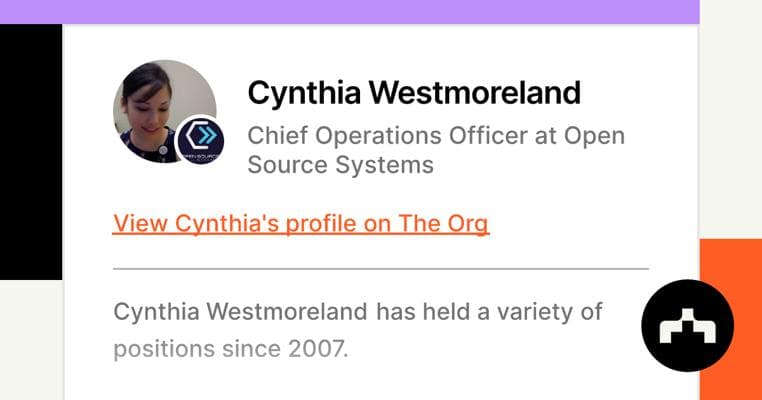 Cynthia Westmoreland, photo 2