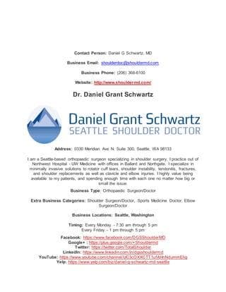 Daniel G. Schwartz, MD, photo 1