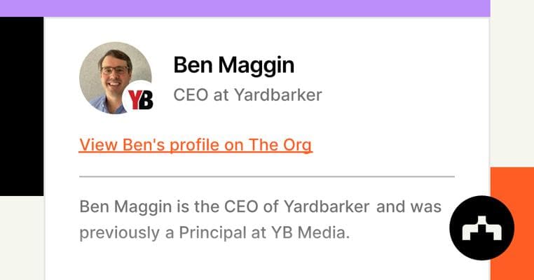 Ben Maggin, photo 1