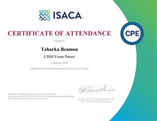 Taharka Beamon, CISSP, CISM, photo 2