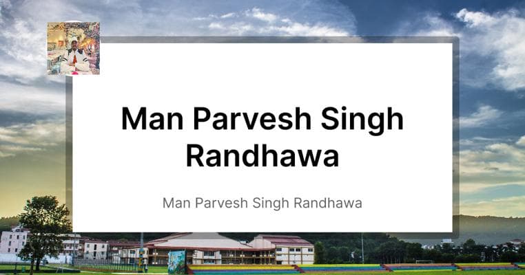 Man Parvesh Singh  Randhawa, photo 1