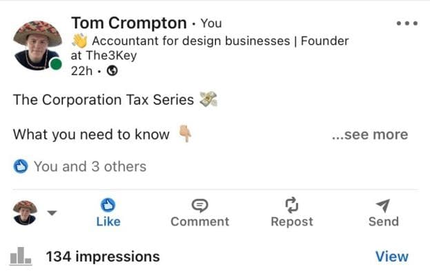 Tom Crompton, photo 1