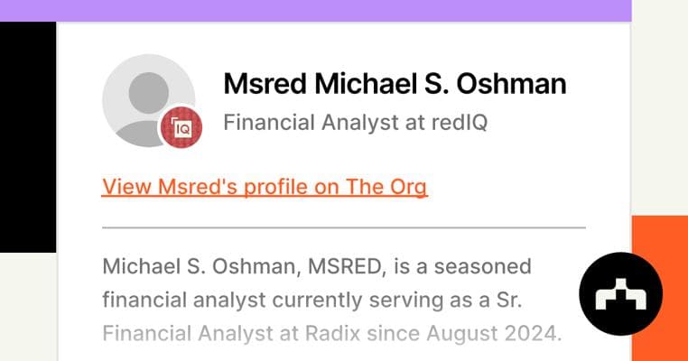 Msred Michael S. Oshman, photo 1