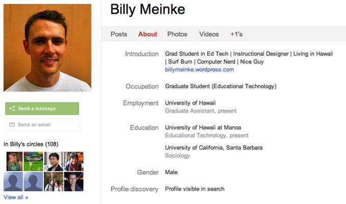 Billy Meinke, photo 1