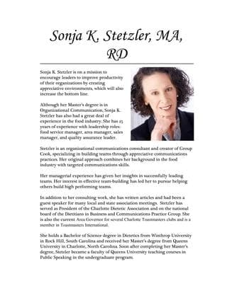 Sonja Stetzler, photo 1