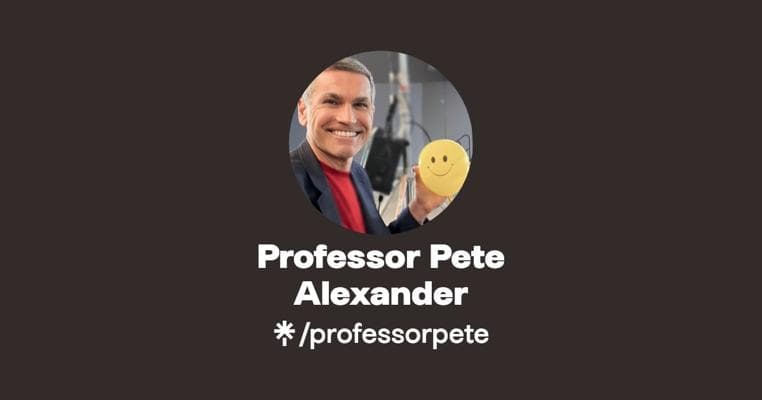 Professor Pete Alexander, photo 2