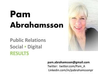 Pam Abrahamsson, photo 1