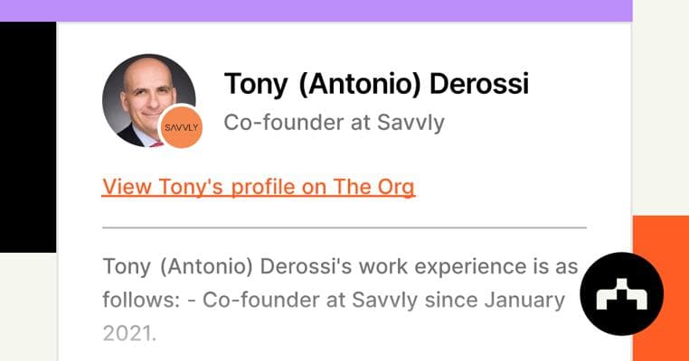 Tony (Antonio) Derossi, photo 2