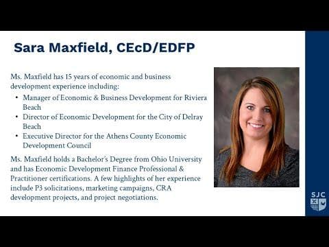 CEcD Sara Maxfield, photo 1