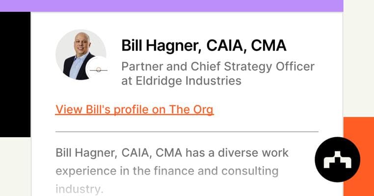 Bill Hagner, CAIA, CMA, photo 2