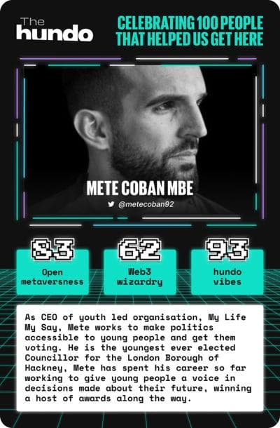 Mete Coban MBE, photo 1